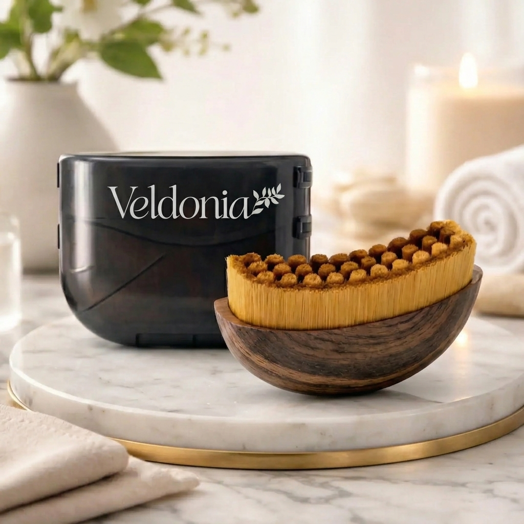 Veldonia | Perie pentru masaj limfatic facial